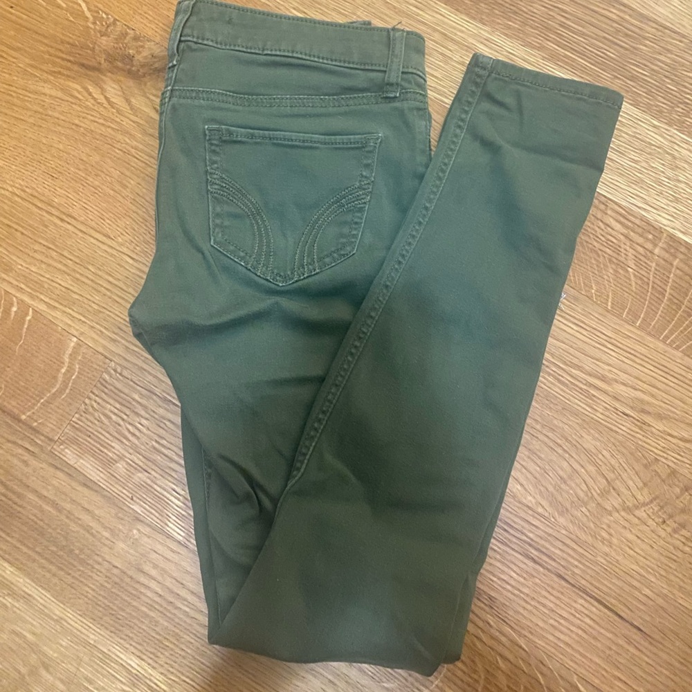 Army Green Hollister jeans.